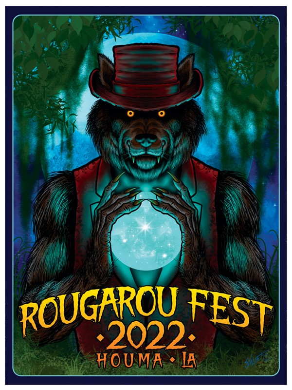 2022 OFFICIAL ROUGAROU FEST POSTER | Rougarou