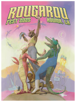2025 OFFICIAL ROUGAROU FEST POSTER